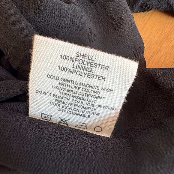 Rumored Senorita Mini Dress Black Off the Shoulder Sheer Witchy Fairy Grunge - Picture 13 of 16